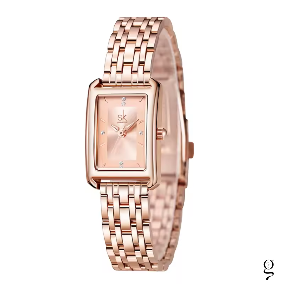 Relógio Minimalista Aurore Rosé