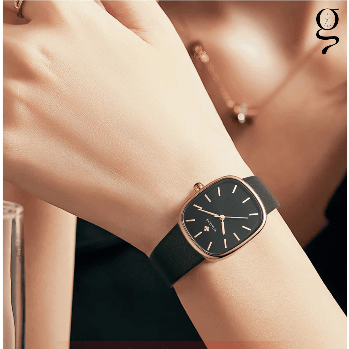 Relógio Feminino Quadrado Cora - Lume Grace