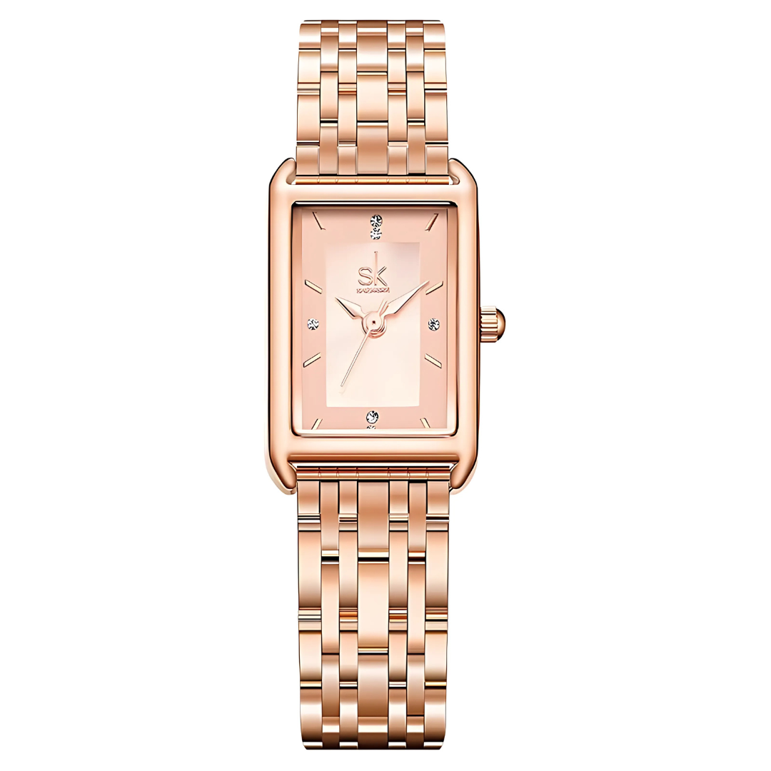 Relógio Minimalista Aurore Rosé