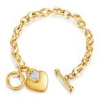 Pulseira com Coração - Lume Grace